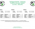 Springgymnastik-Lehrgang mit Videoanalyse