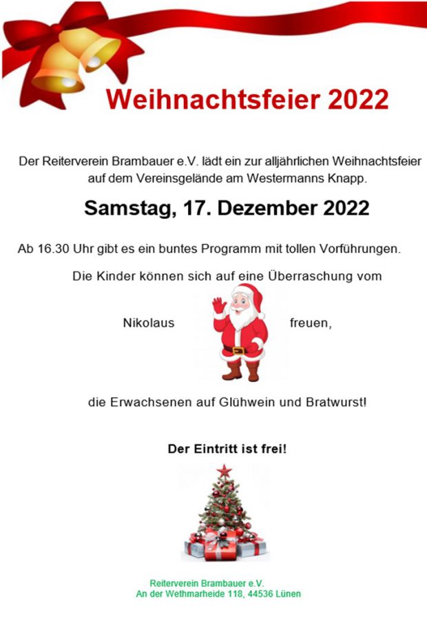 Weihnachtsfeier 2022
